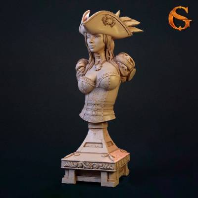 Gisela Krause Landsknecht Bust (120mm)